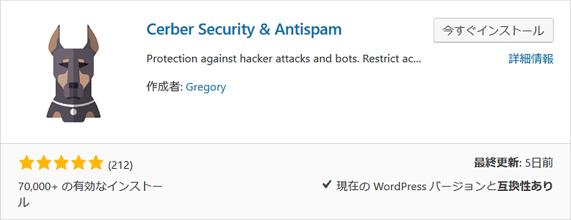 Cerber Security & Antispam Top